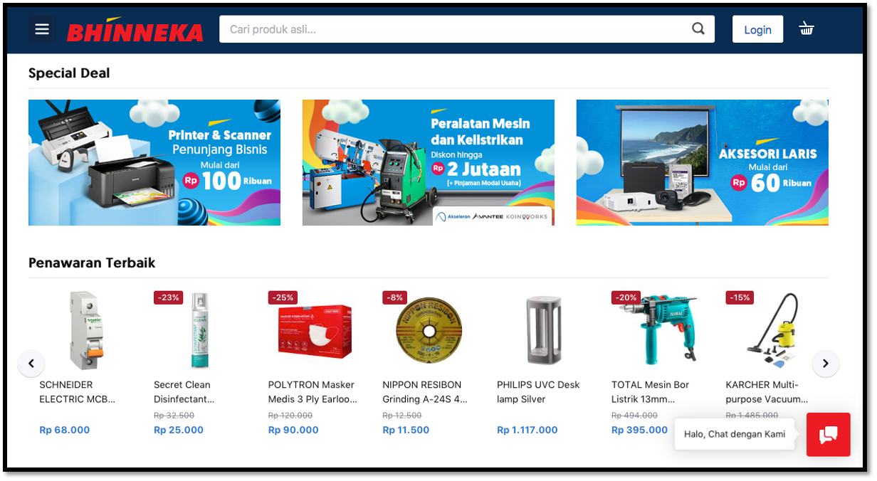 Sample of AlphaTechnium project - eCommerce